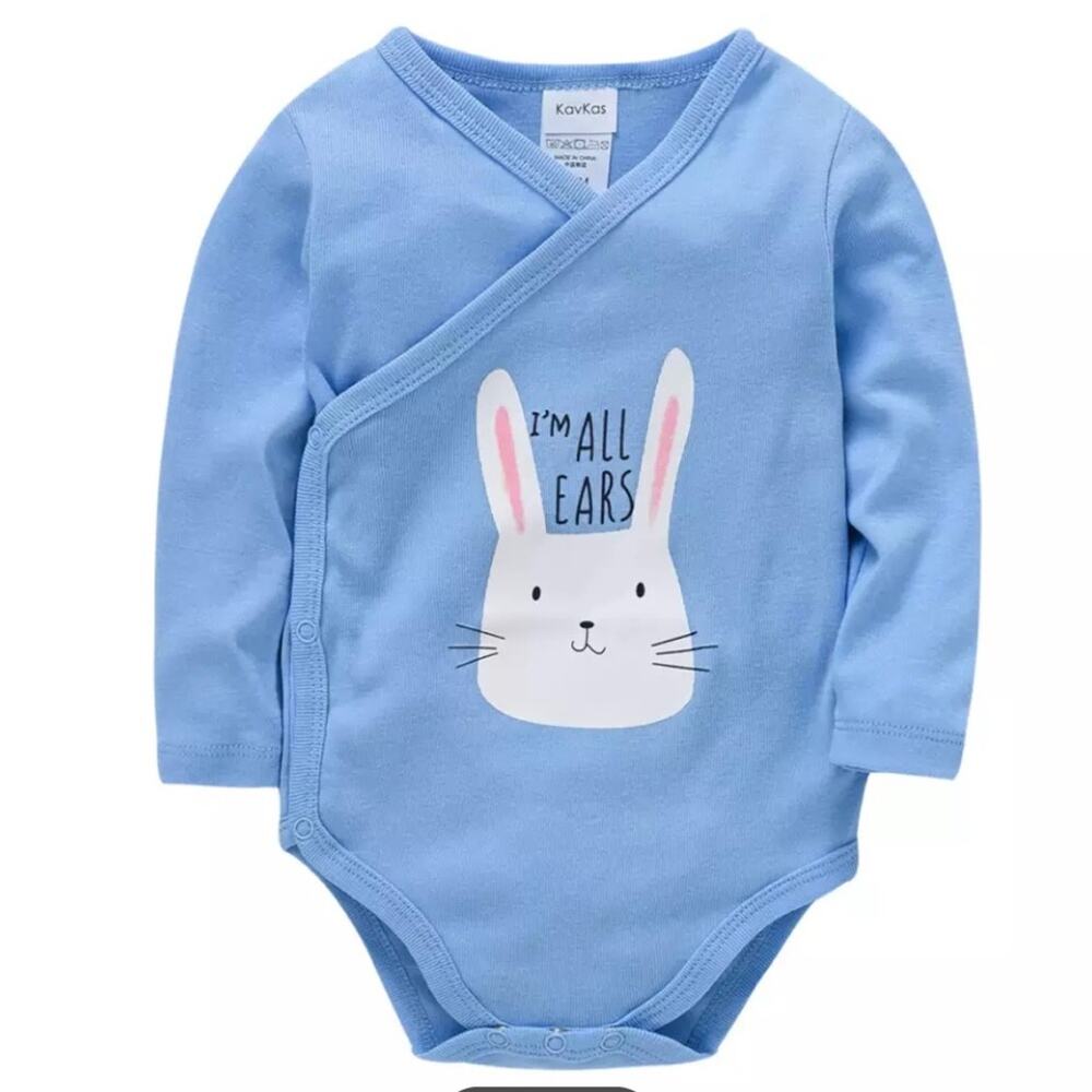 New Baby boy girl Easter bunny long sleeved romper 3-6 months